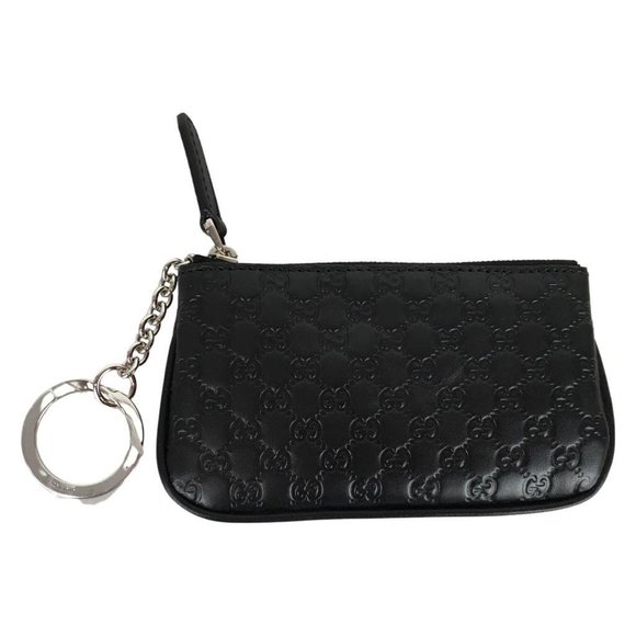Gucci Accessories - Gucci Women’s Card Holder & Key Chain Microguccisima GG Black Sz Mini DM32